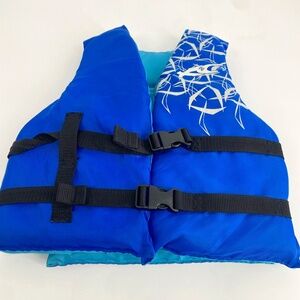 Pre-Owned Kids' Boating/Fishing Flotation Vest - Size 50-90lbs, Chest 26-29 inch